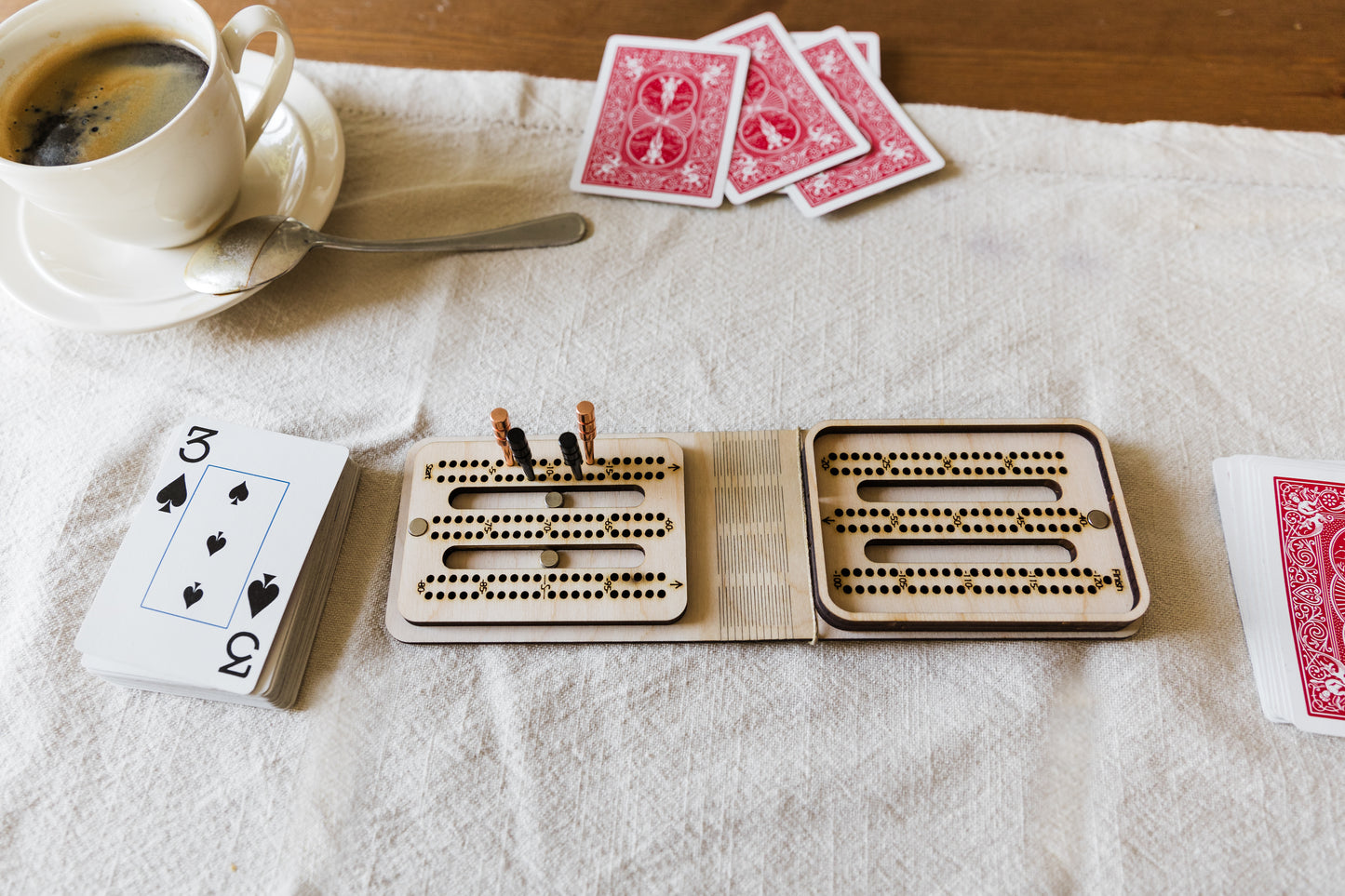 Mini Cribbage Board 2 track