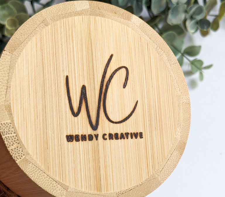 Resin Wave Bamboo Box with magnetic closure