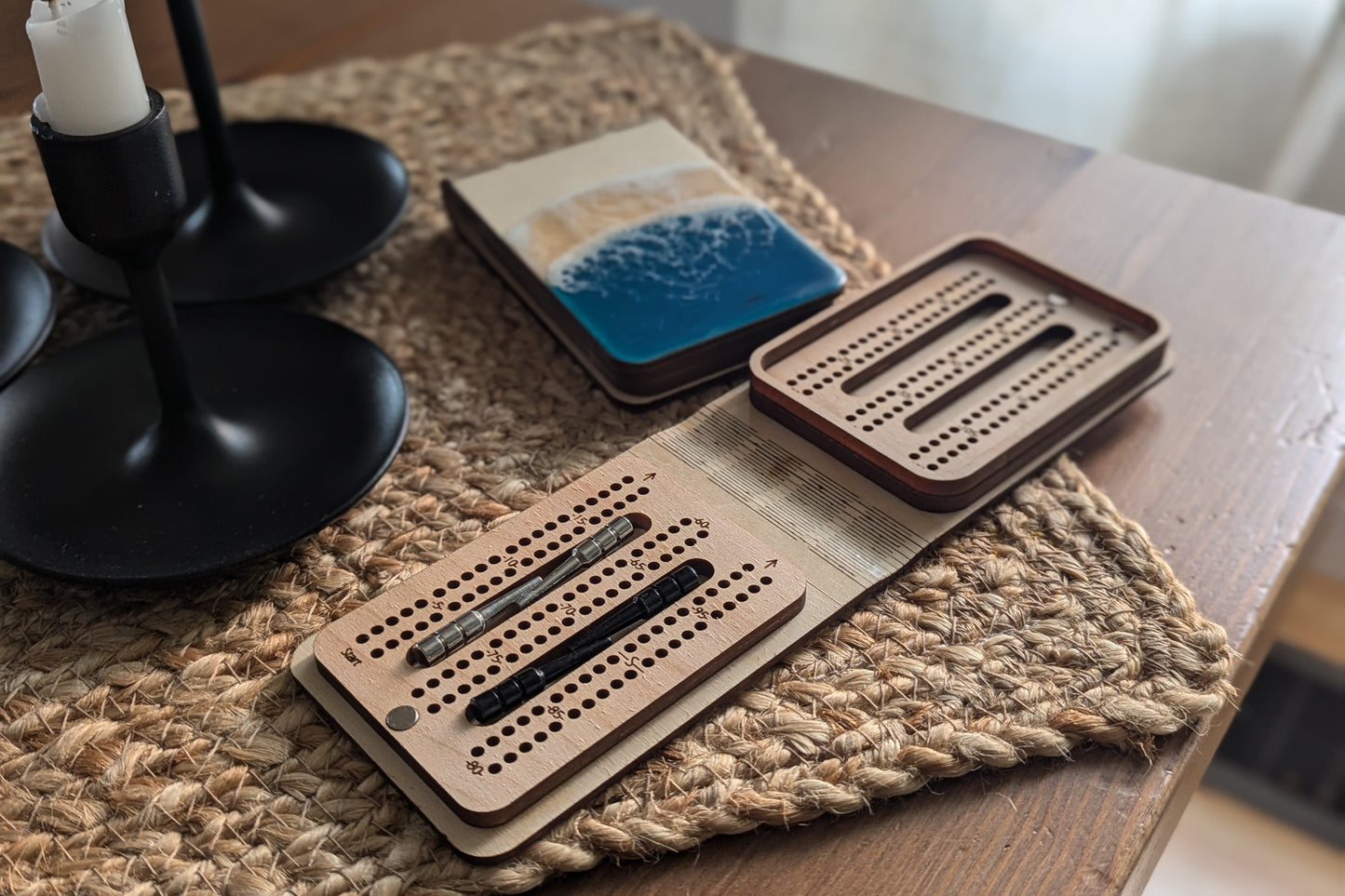 Mini Cribbage Board 2 track