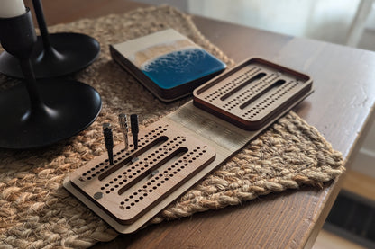 Mini Cribbage Board 2 track