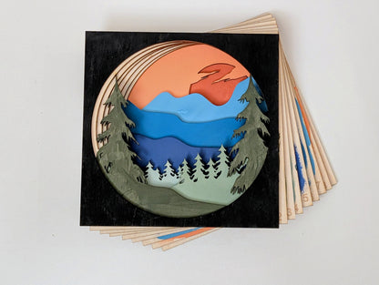 Paint & Chat - Layered Wood Art